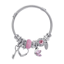 Load image into Gallery viewer, Swan Charm Bracelet
