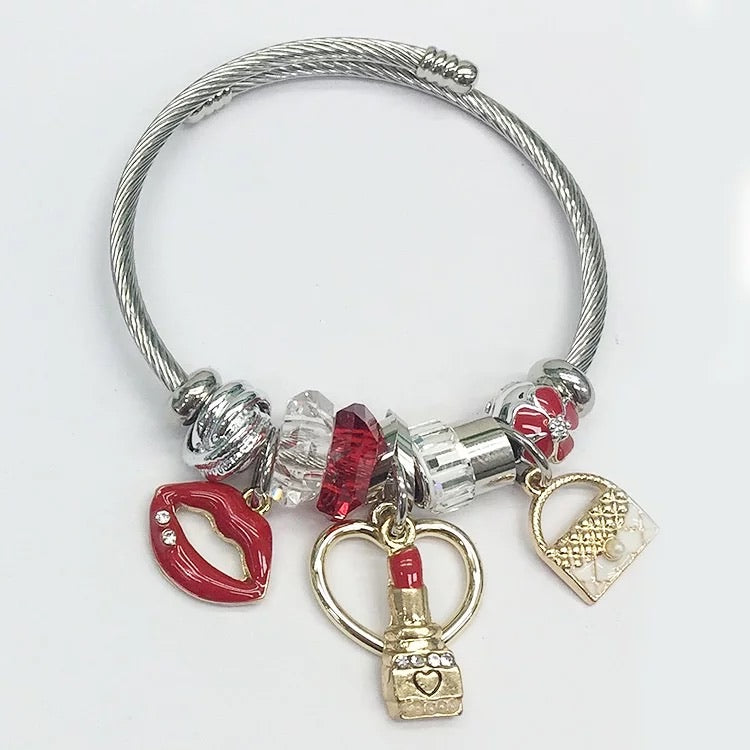 GLAM GIRL CHARM BRACELET